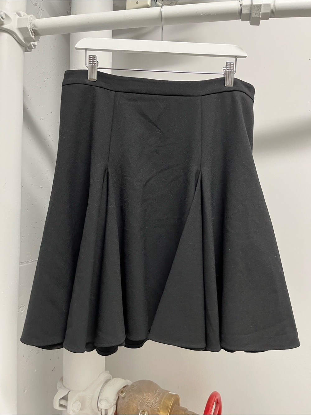 RED Valentino Black Circle Skirt